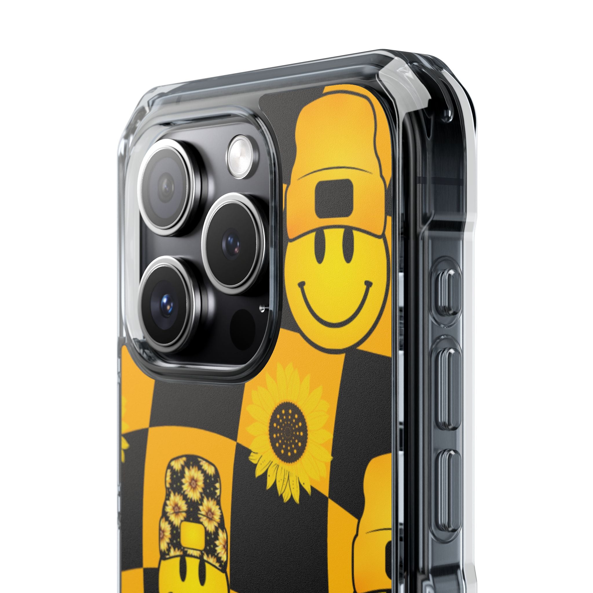Joyful Checkered Smiles iPhone Case - Impact