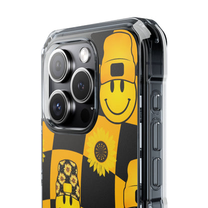 Joyful Checkered Smiles iPhone Case - Impact