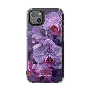 Radiant Orchid Design | Handyhülle für iPhone (Clear Impact Case – magnetisch) 