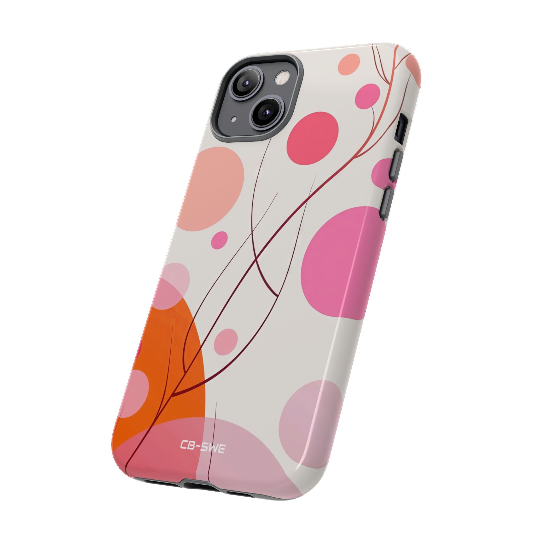 Circles Embrace Lines - iPhone Case