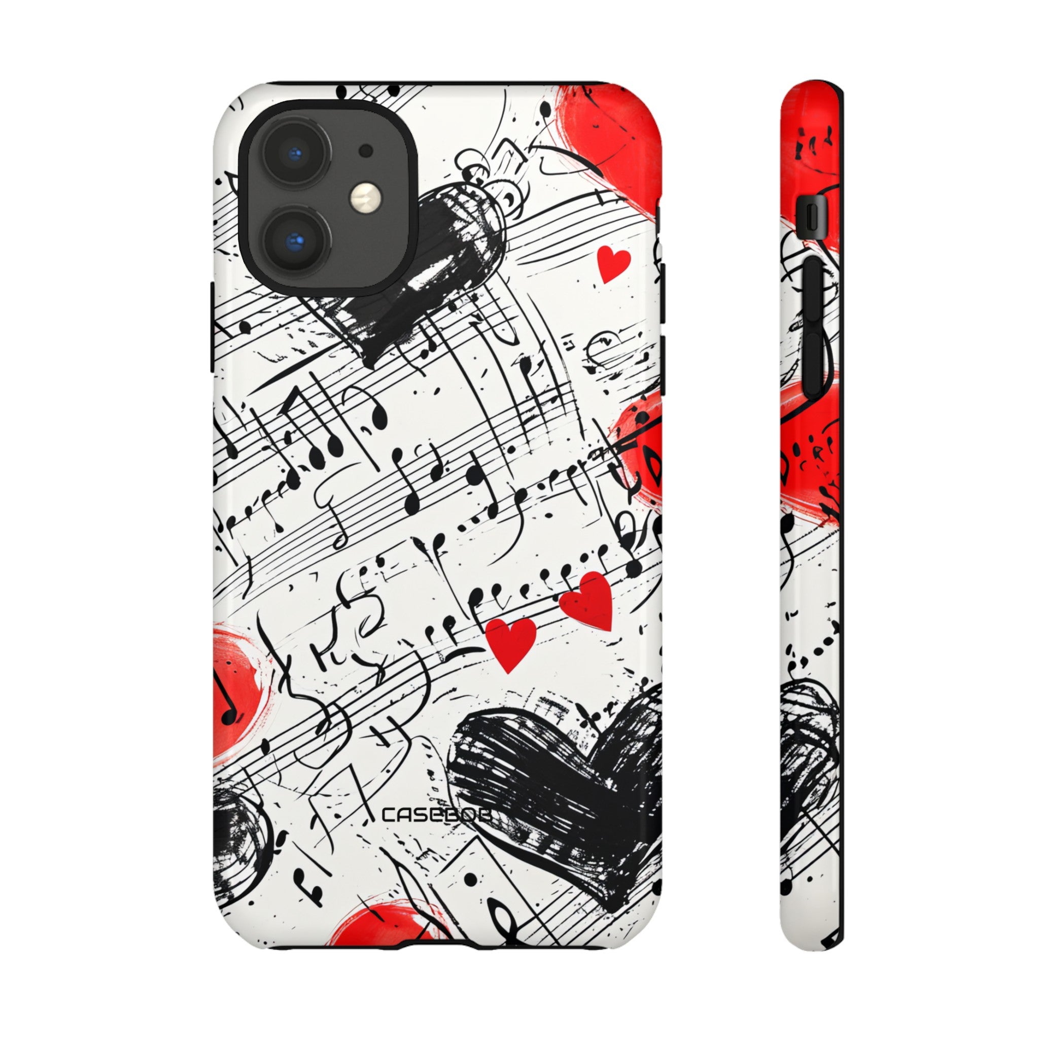 Melodic Love Notes - Protective Pixel Case - Protective Phone Case