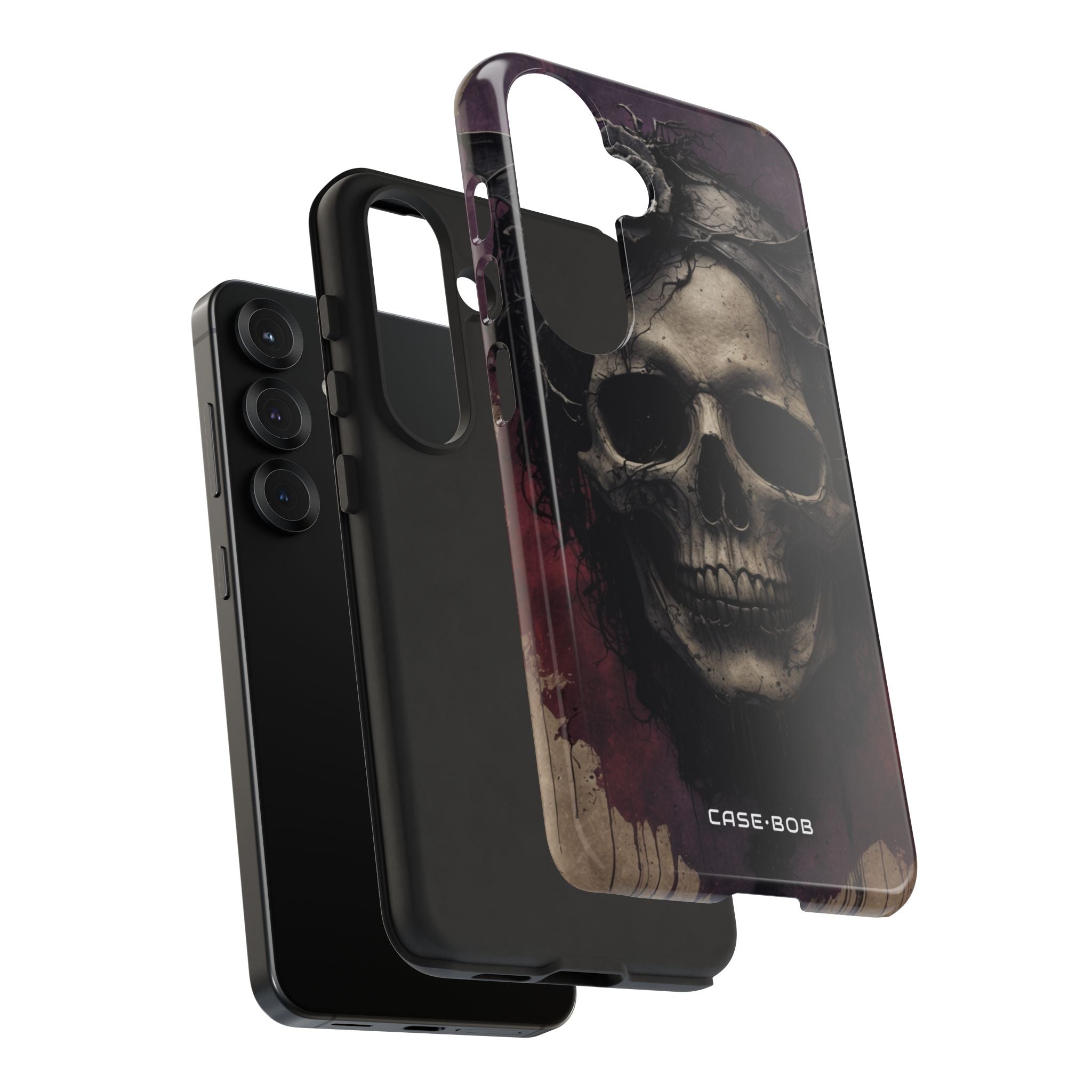 Gothic Skull Crown Samsung S25 Case - Tough