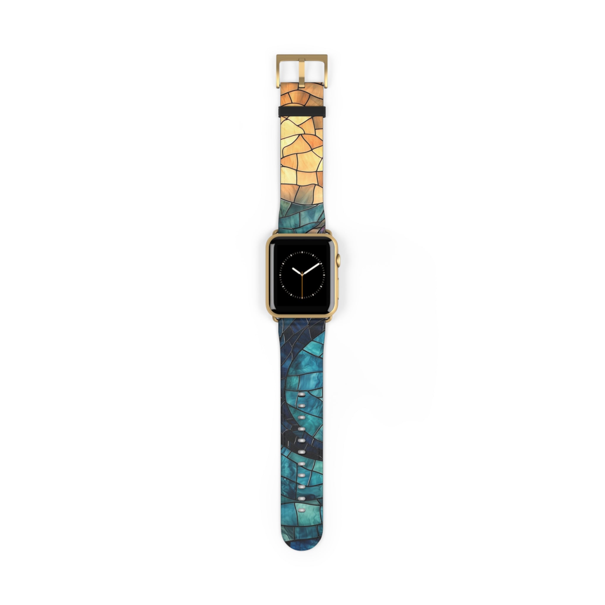 Blue Whale Mosaic - Watch Band