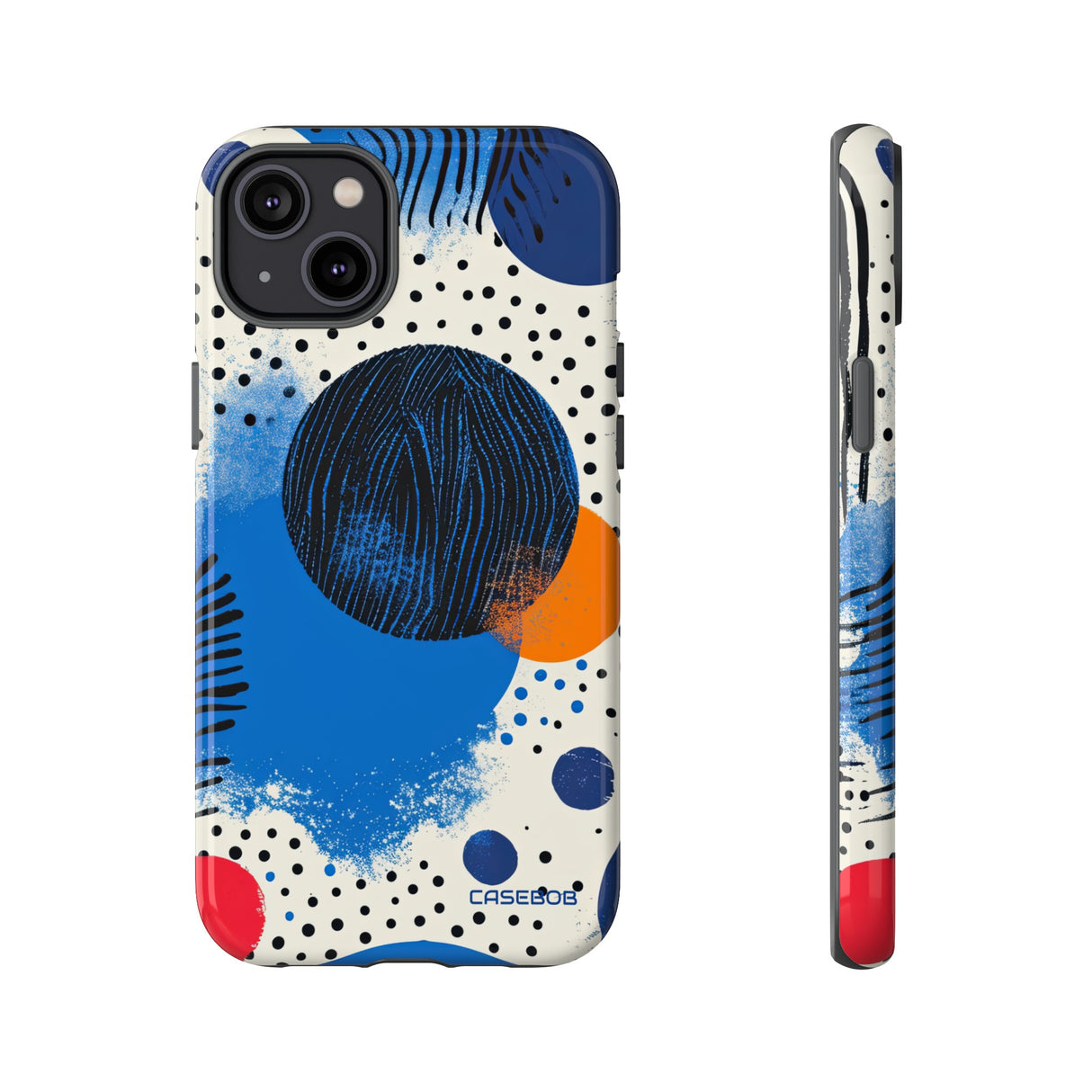 Blue Tranquil Geometry - Protective Phone Case