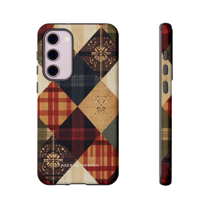 Rustic Geometric Patchwork Harmony Samsung S23 - Tough Phone Case