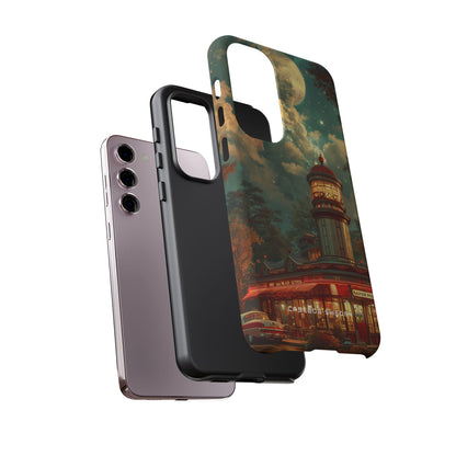 Vintage Moonlit Diner Fantasy Samsung S23 - Tough Phone Case