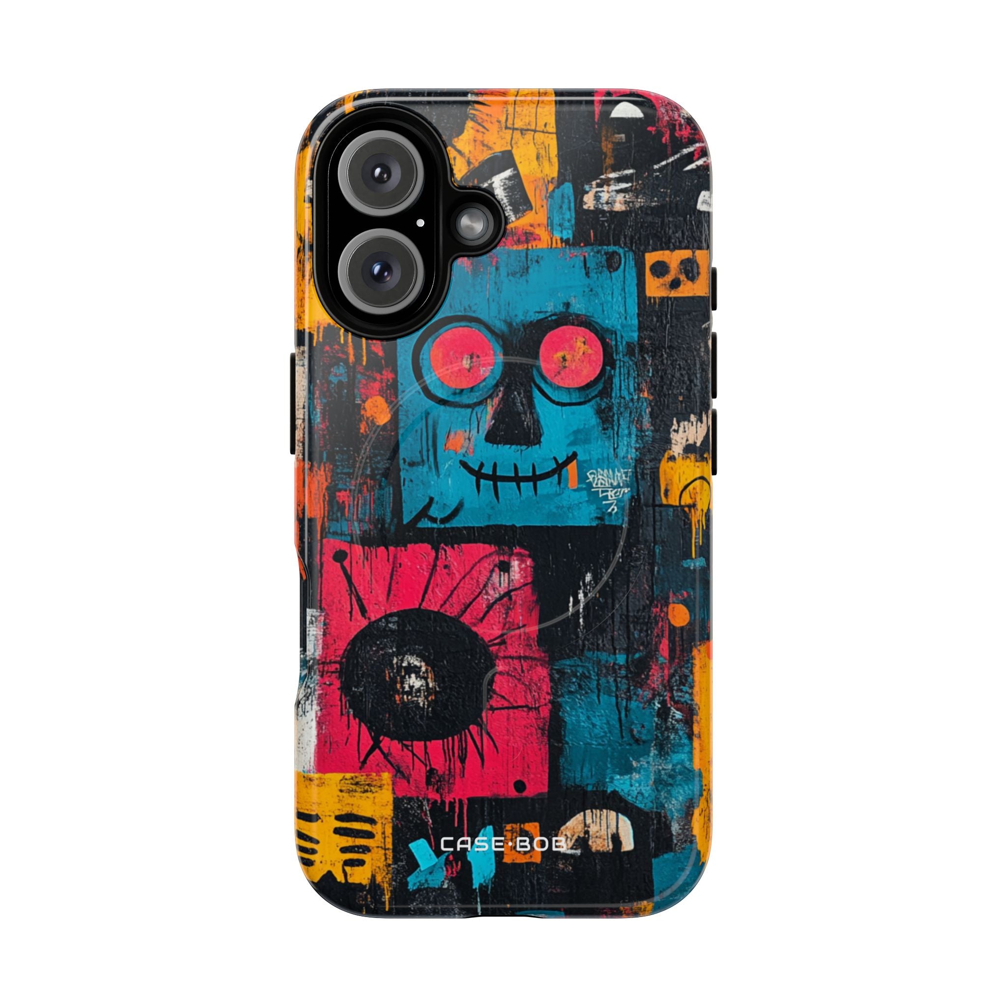 Blue Stitch Smile iPhone 16 Case - Tough+