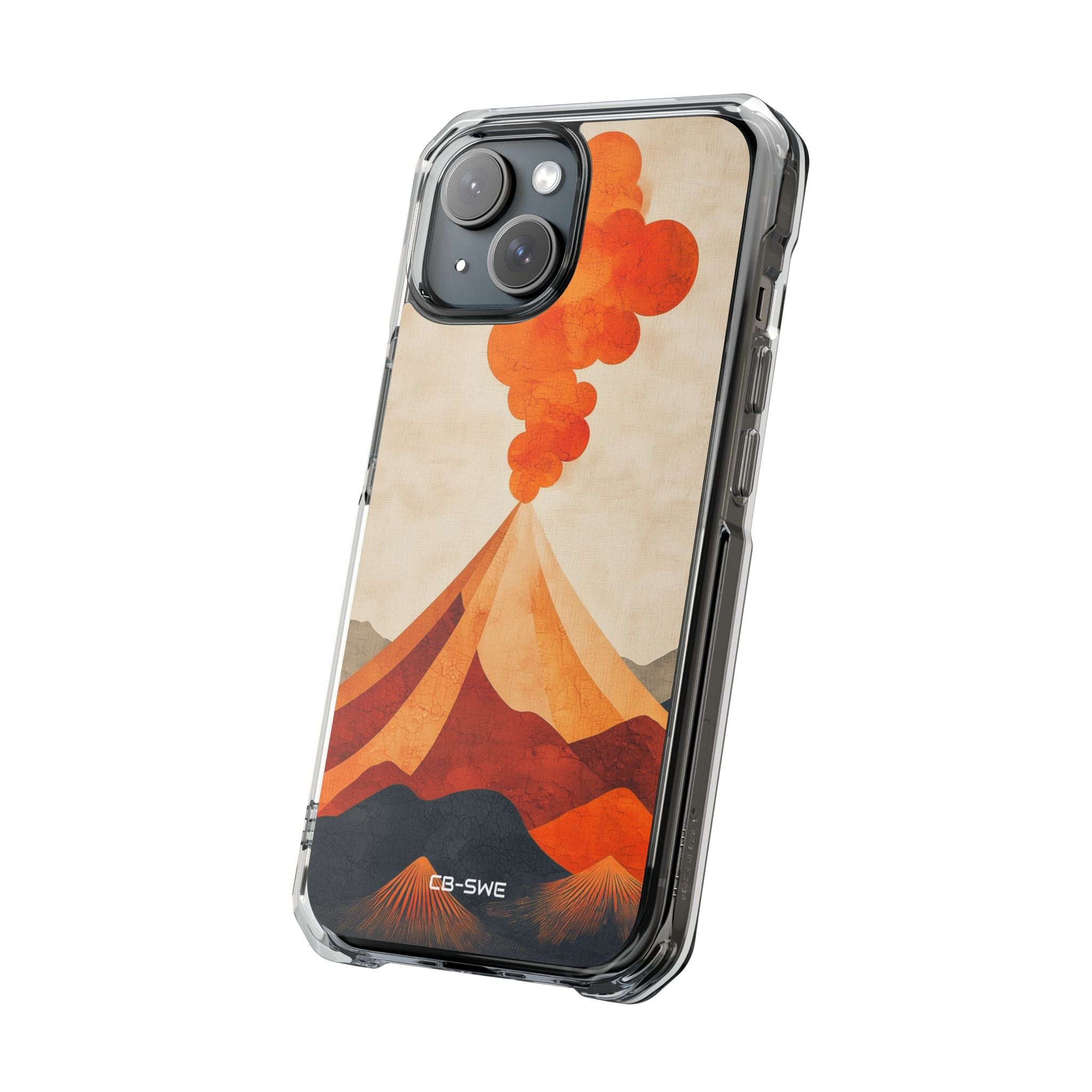 Erupting Heat Waves iPhone Case - Impact