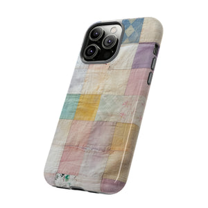 Pastel Quilt Patchwork - Protective Phone Case