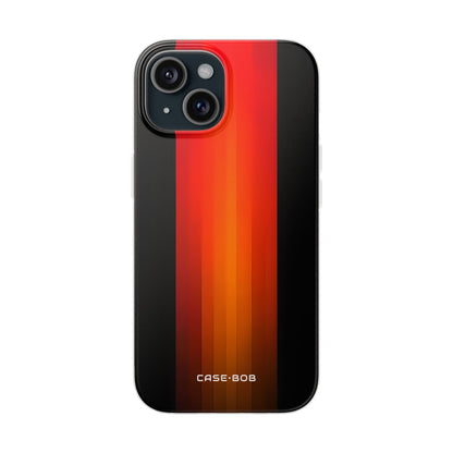 Crimson Column iPhone 15 Case - Soft