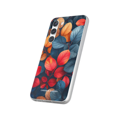 Vibrant Nature Leaves - Flexi Samsung S23 Phone Case