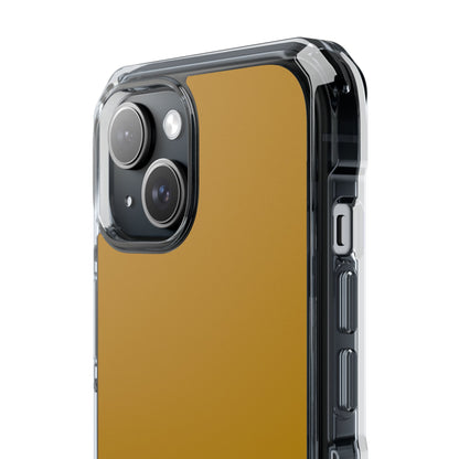 Dark Golden Rod iPhone 15 - Clear Impact Phone Case