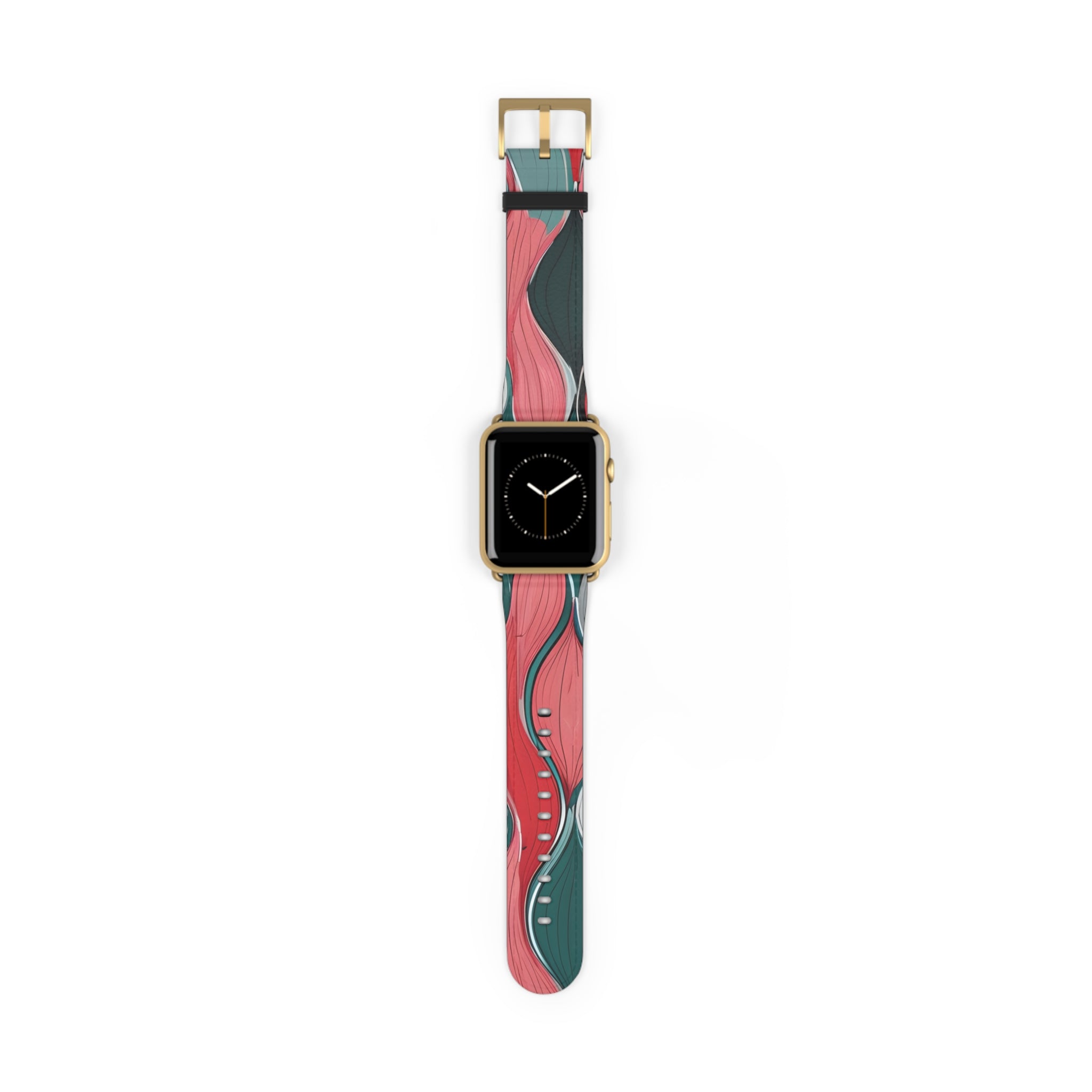 Leaf Spiral Pink - Watch Band
