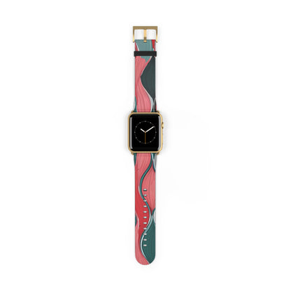 Leaf Spiral Pink - Watch Band