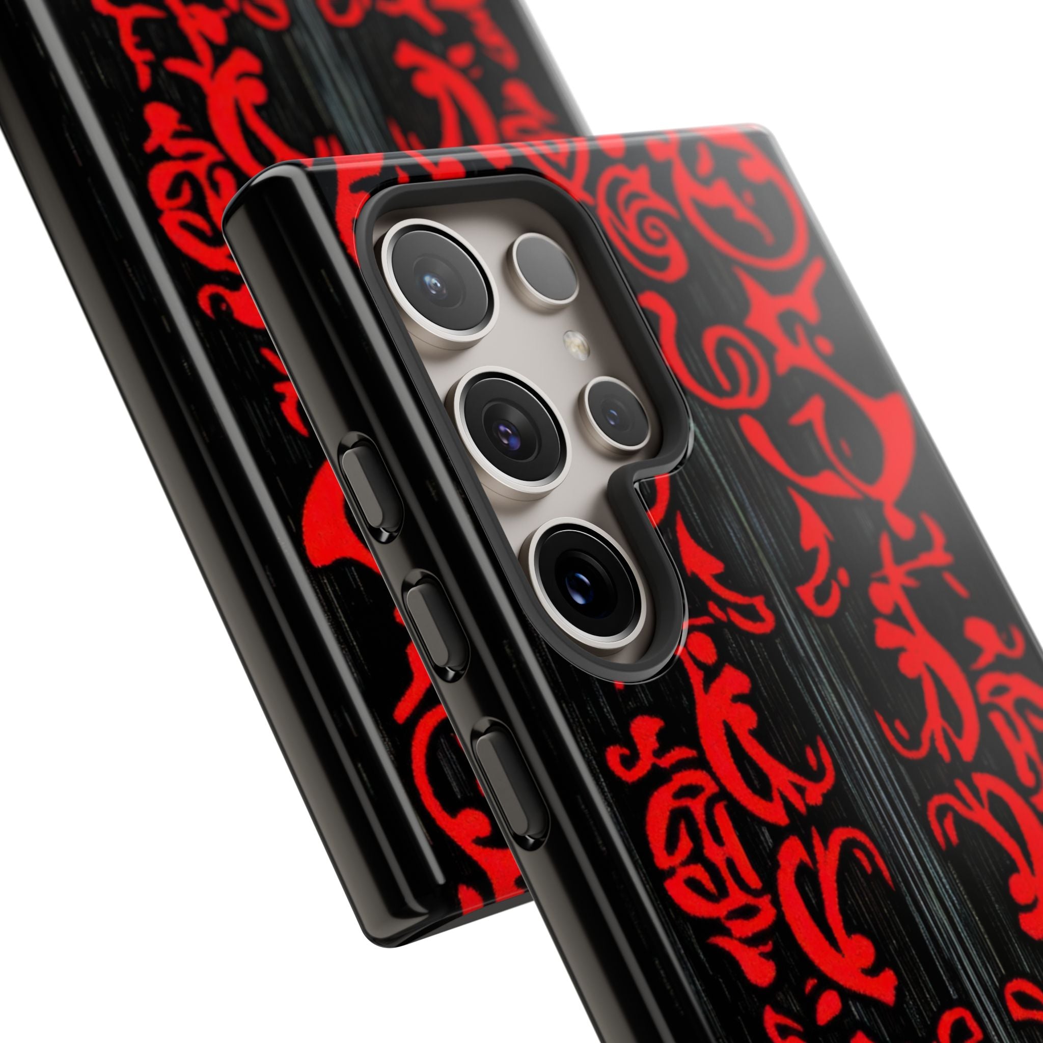 Gothic Crimson Symmetry Samsung S24 - Tough Phone Case