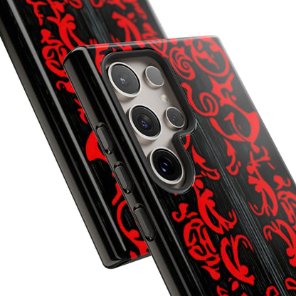 Gothic Crimson Symmetry Samsung S24 - Tough Phone Case