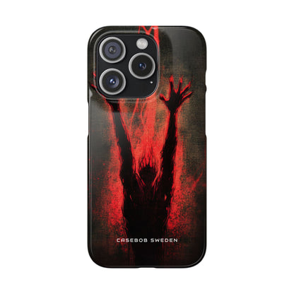 Gothic Crimson Ascension iPhone 15 - Slim Phone Case