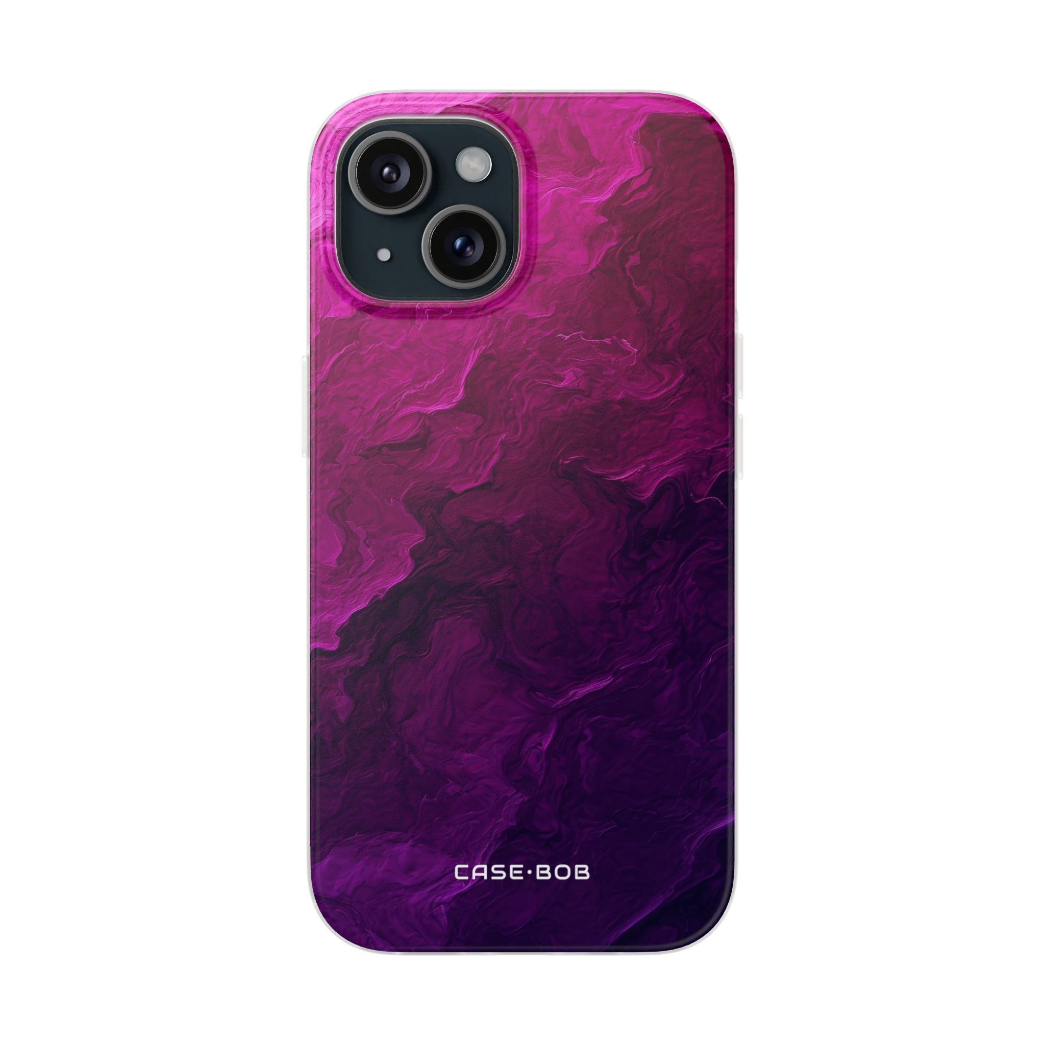 Violet Swirl iPhone 15 Case - Soft