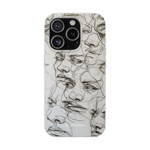 Ethereal Faces | Flexible Phone Case for iPhone