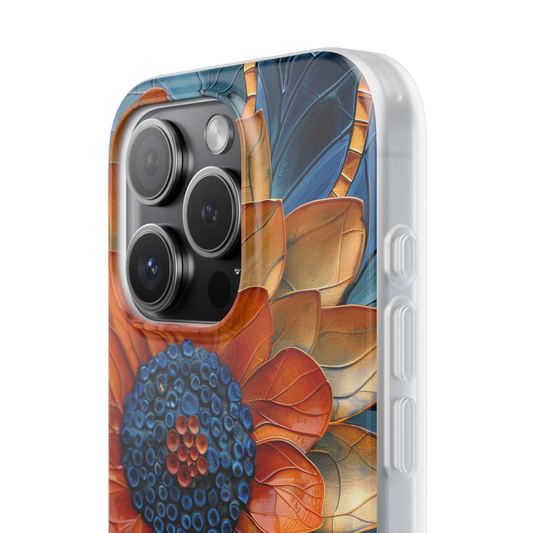 Mosaic Blossom Harmony iPhone 15 - Flexi Phone Case