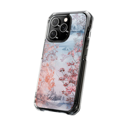 Floral Serenity Case - Clear Impact iPhone 14 Phone Case