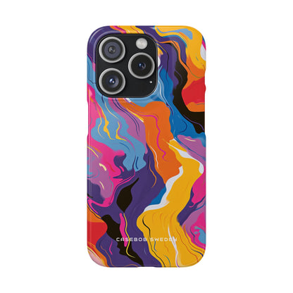 Vortex Colorwave iPhone 15 - Slim Phone Case