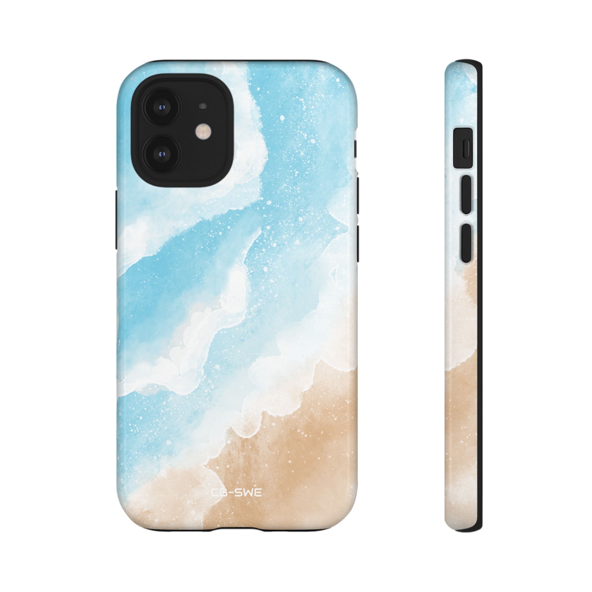 Serene Coastal Whispers - iPhone Case