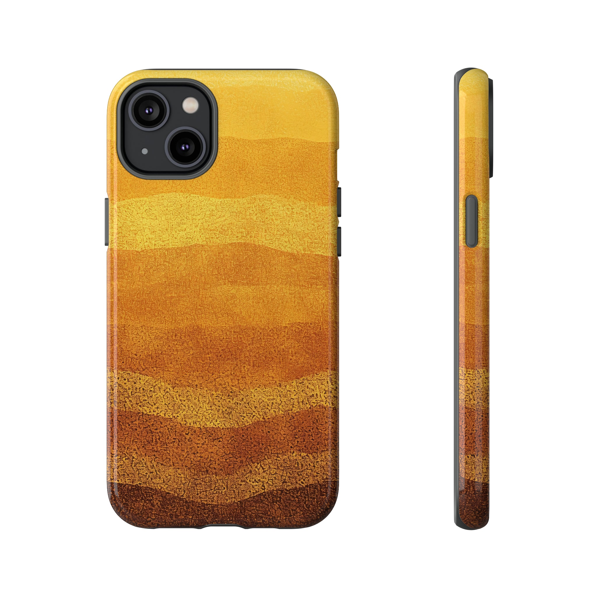 Sunset Gleam: Radiant Gradient - Protective Phone Case