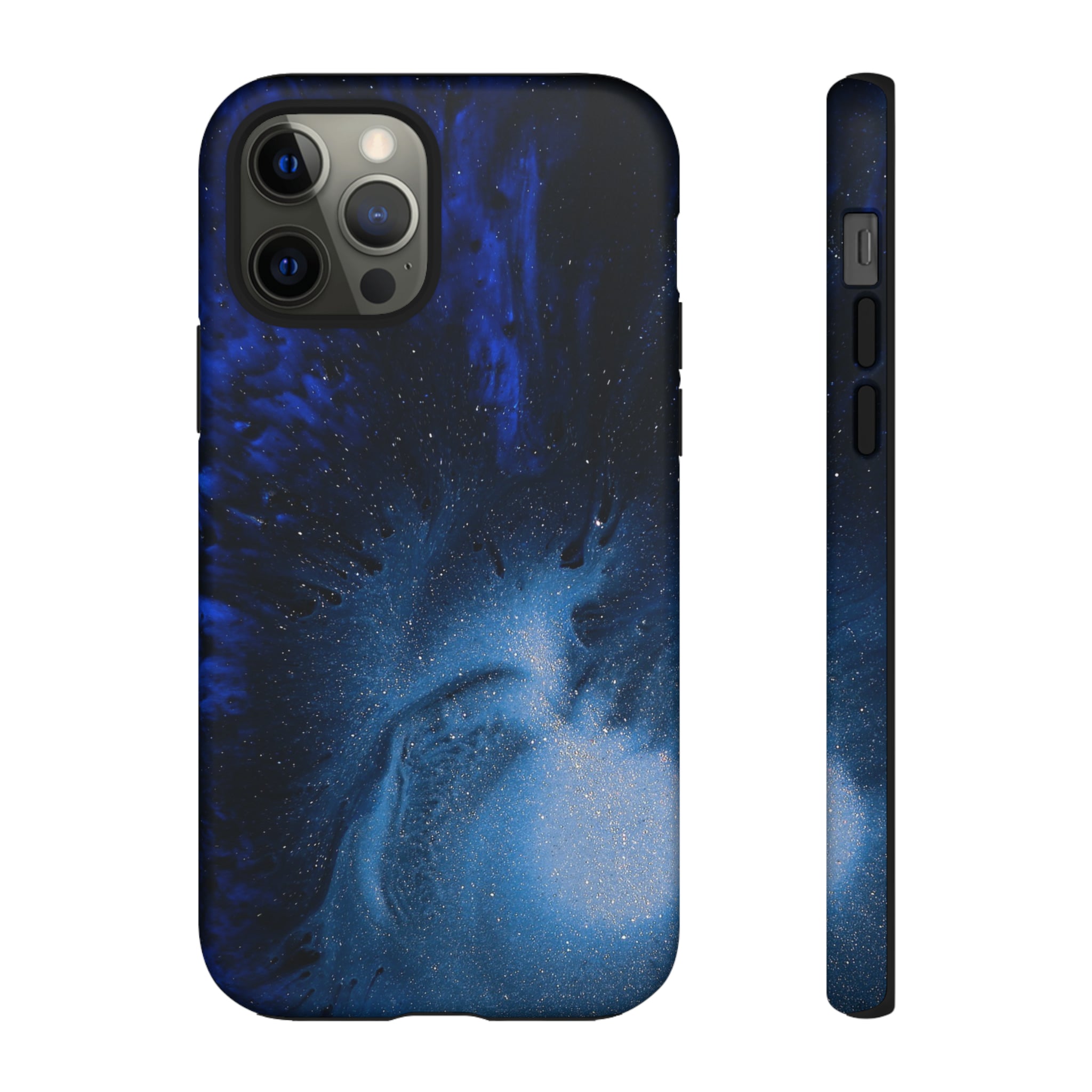 Winter Blue Ink Art - Protective Phone Case