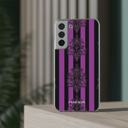 Damask Elegance Purple Samsung S22 Plus Case - Soft