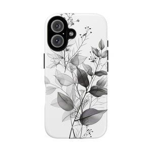 Botanical Elegance in Monochrome - for iPhone 16