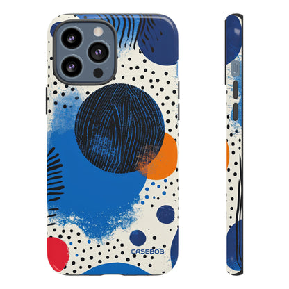 Blue Tranquil Geometry - Protective Phone Case