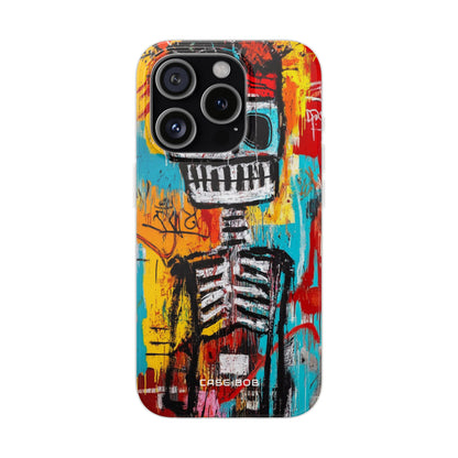 Skeleton Riot iPhone 15 Pro Case - Soft