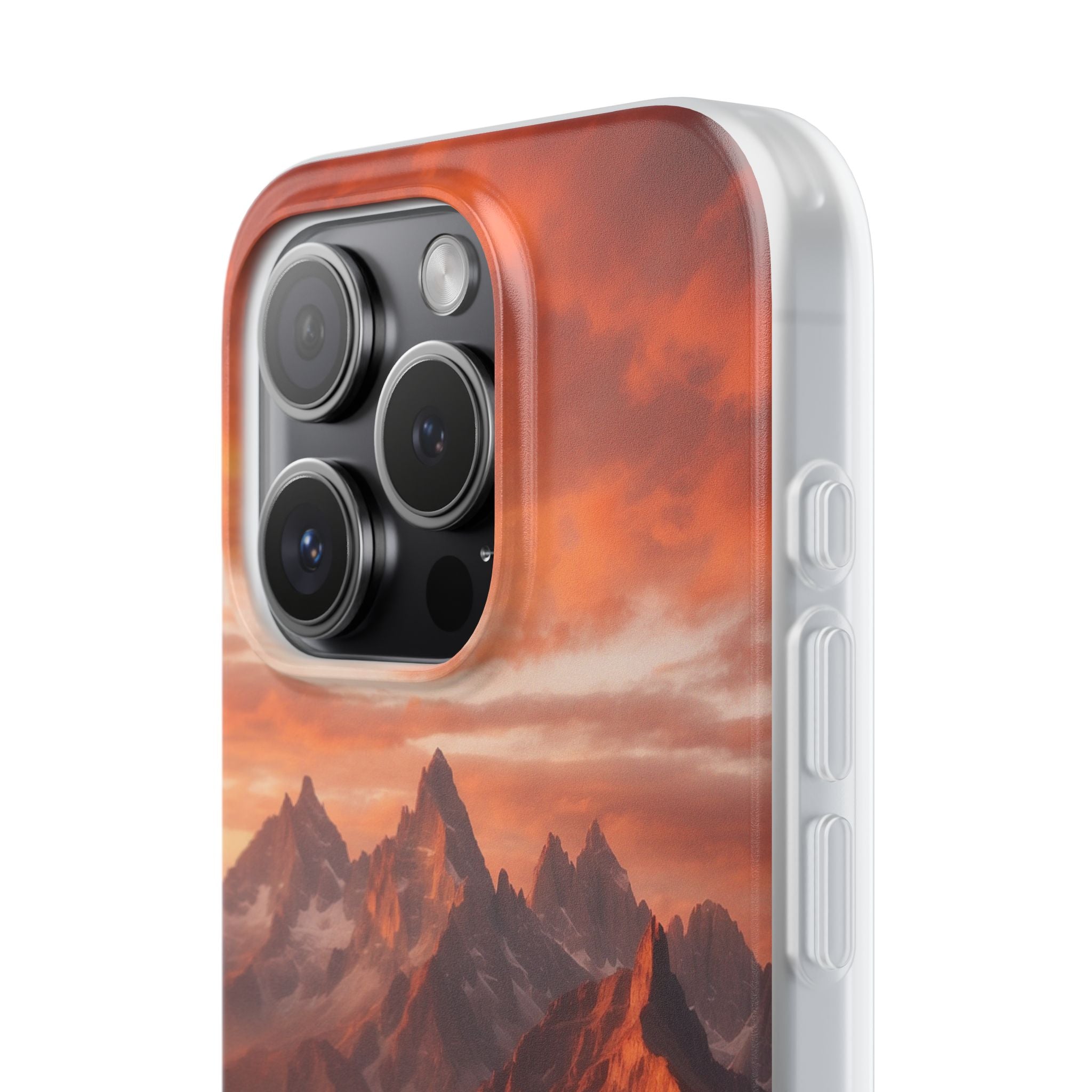 Jagged Glow iPhone 15 Pro Case - Soft