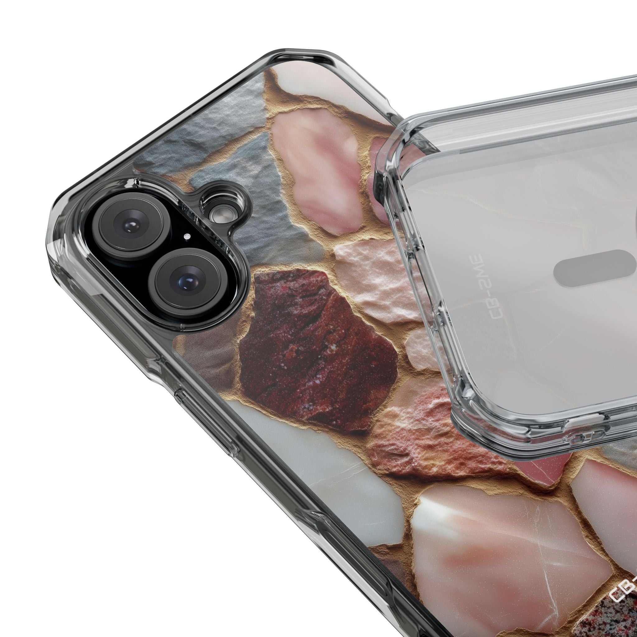 Textured Stones Dance iPhone Case - Impact
