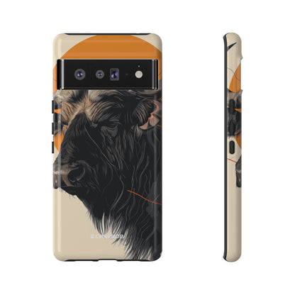 Majestic Buffalo Sun - Phone Case for Google Pixel