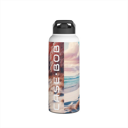 Snowy Footprints - Stainless Steel Water Bottle