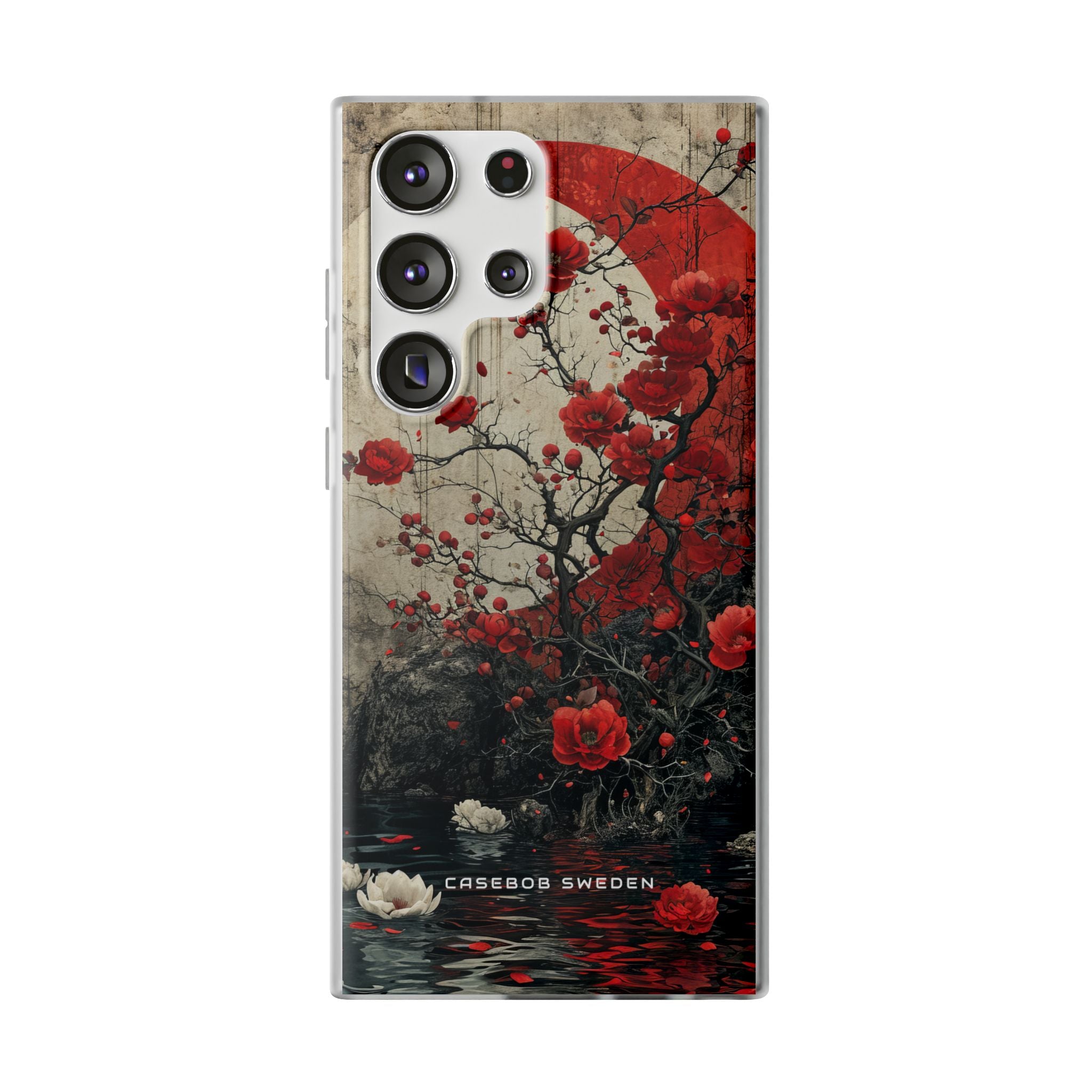 Zen Blossoms in Moonlight Samsung S23 - Flexi Phone Case