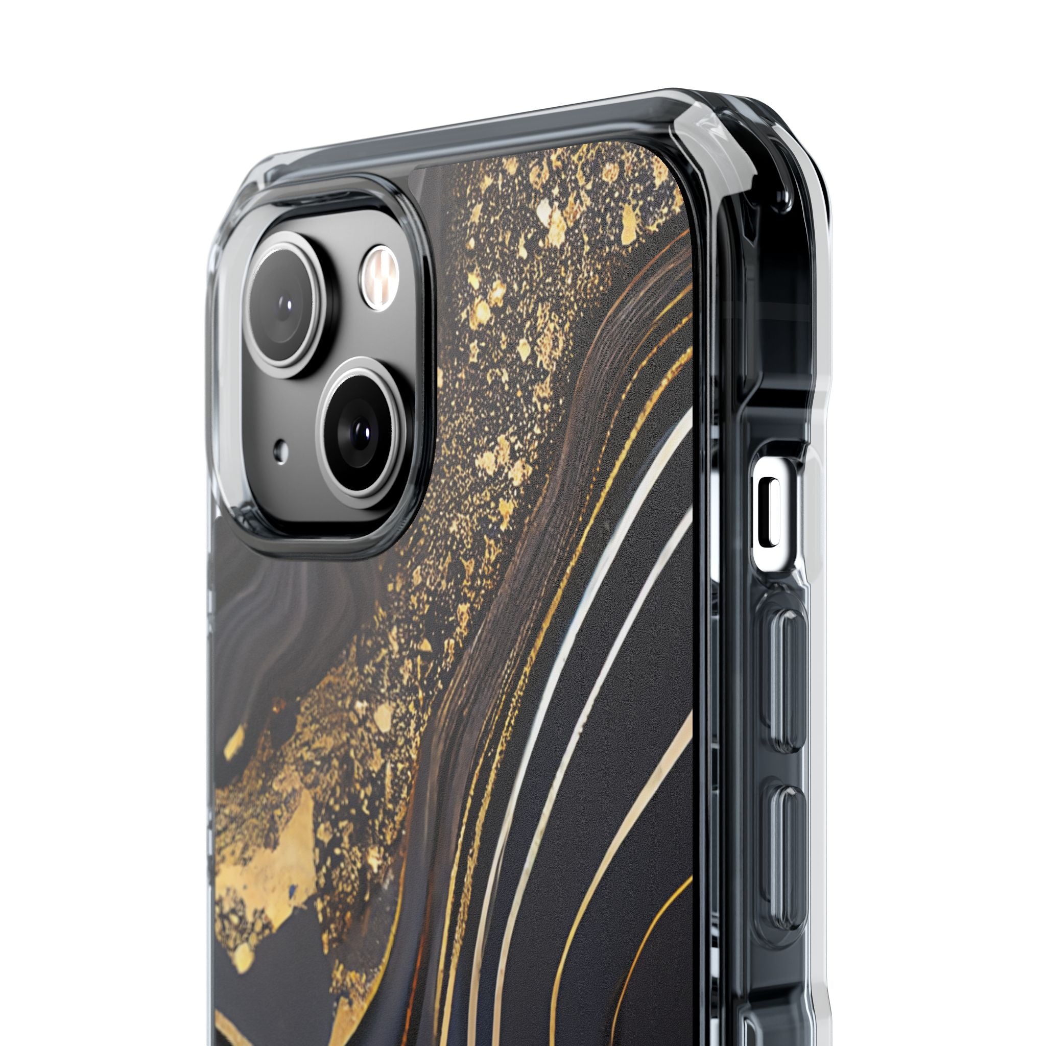 Elegant Gold Streams iPhone Case - Impact
