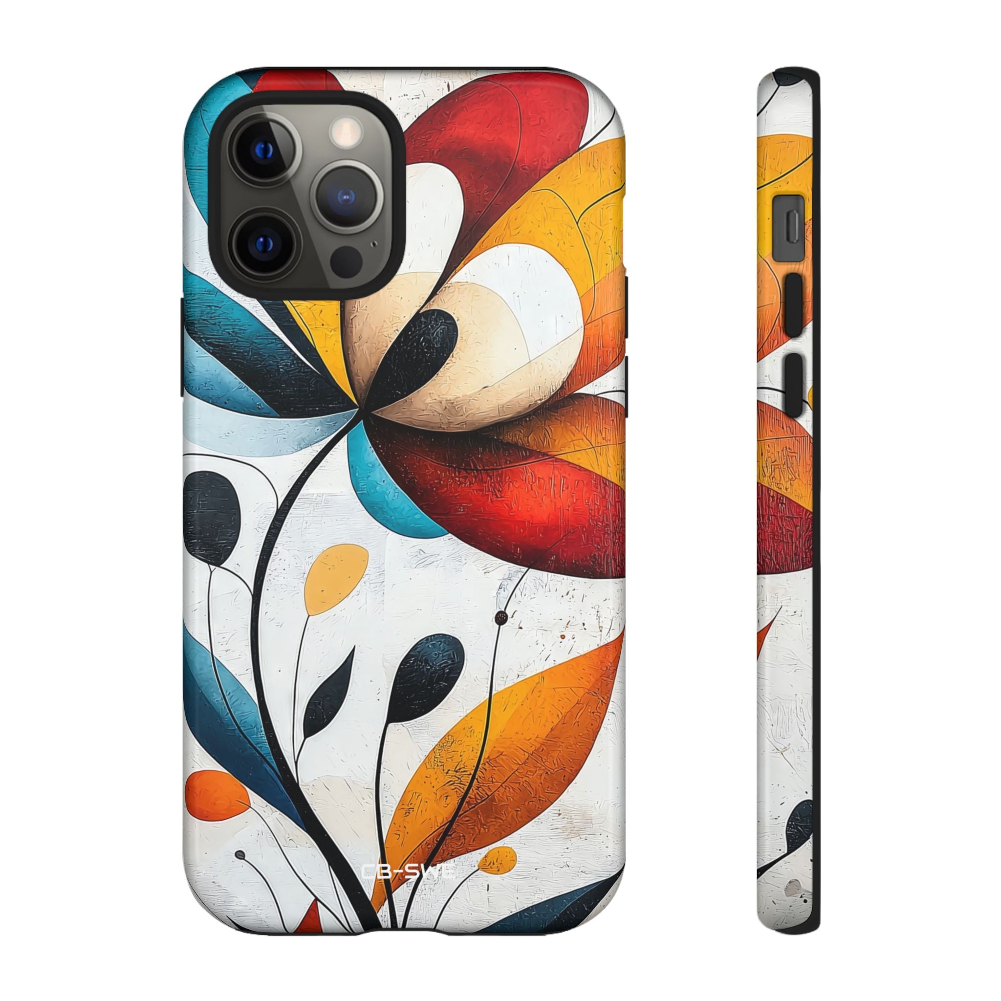Vibrant Floral Symphony - iPhone Case