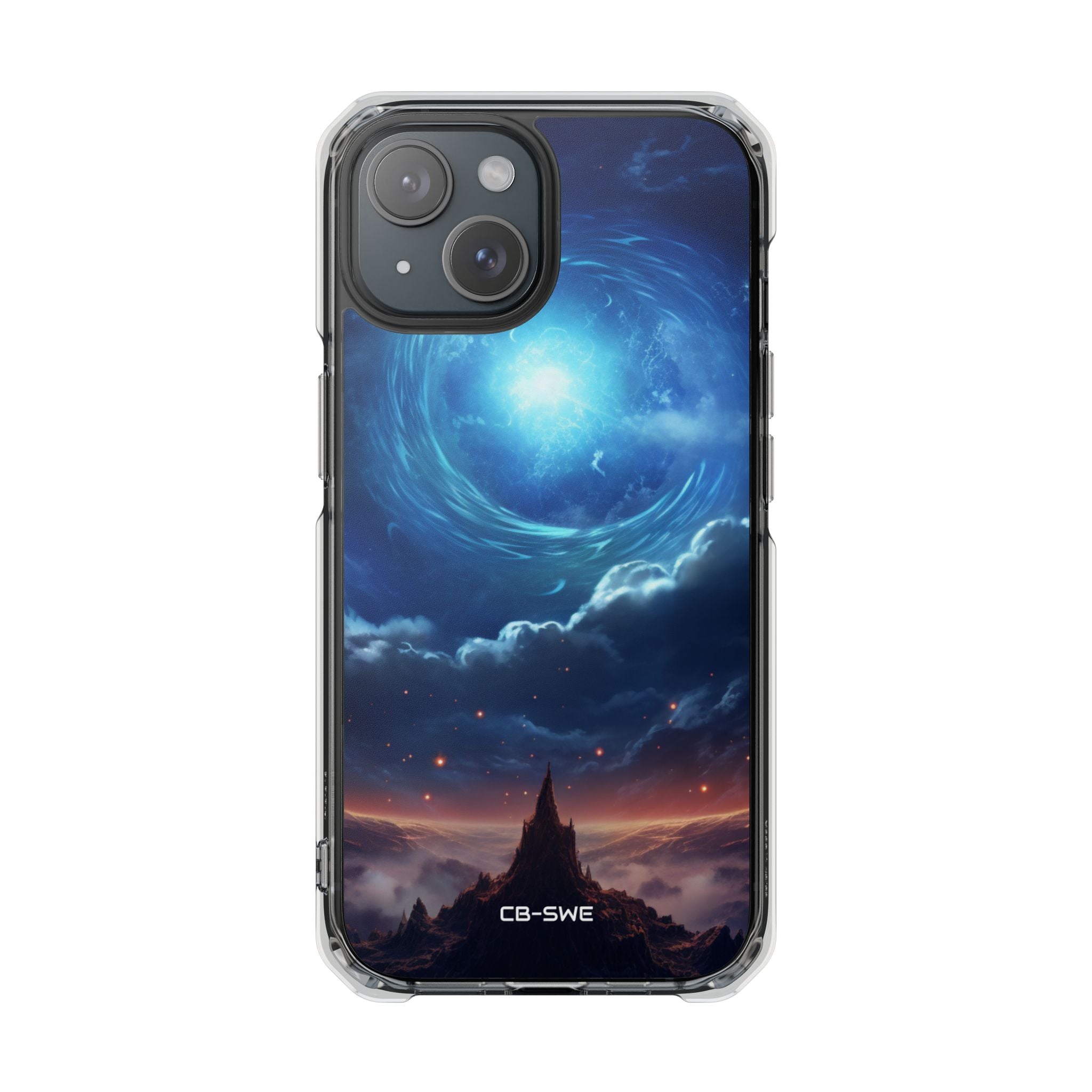 Celestial Vortex Journey iPhone Case - Impact