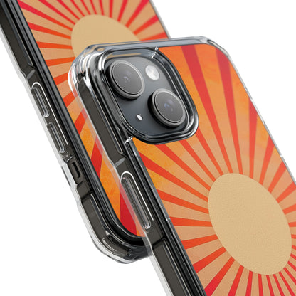 Cracked Sunburst iPhone 15 Case - Impact