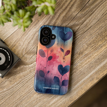 Watercolor Heart Art - Tough iPhone 16 Phone Case