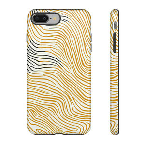 Linear Yellow Chic - Protective Phone Case