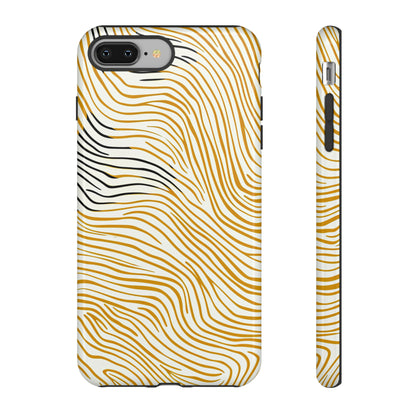 Linear Yellow Chic - Protective Phone Case