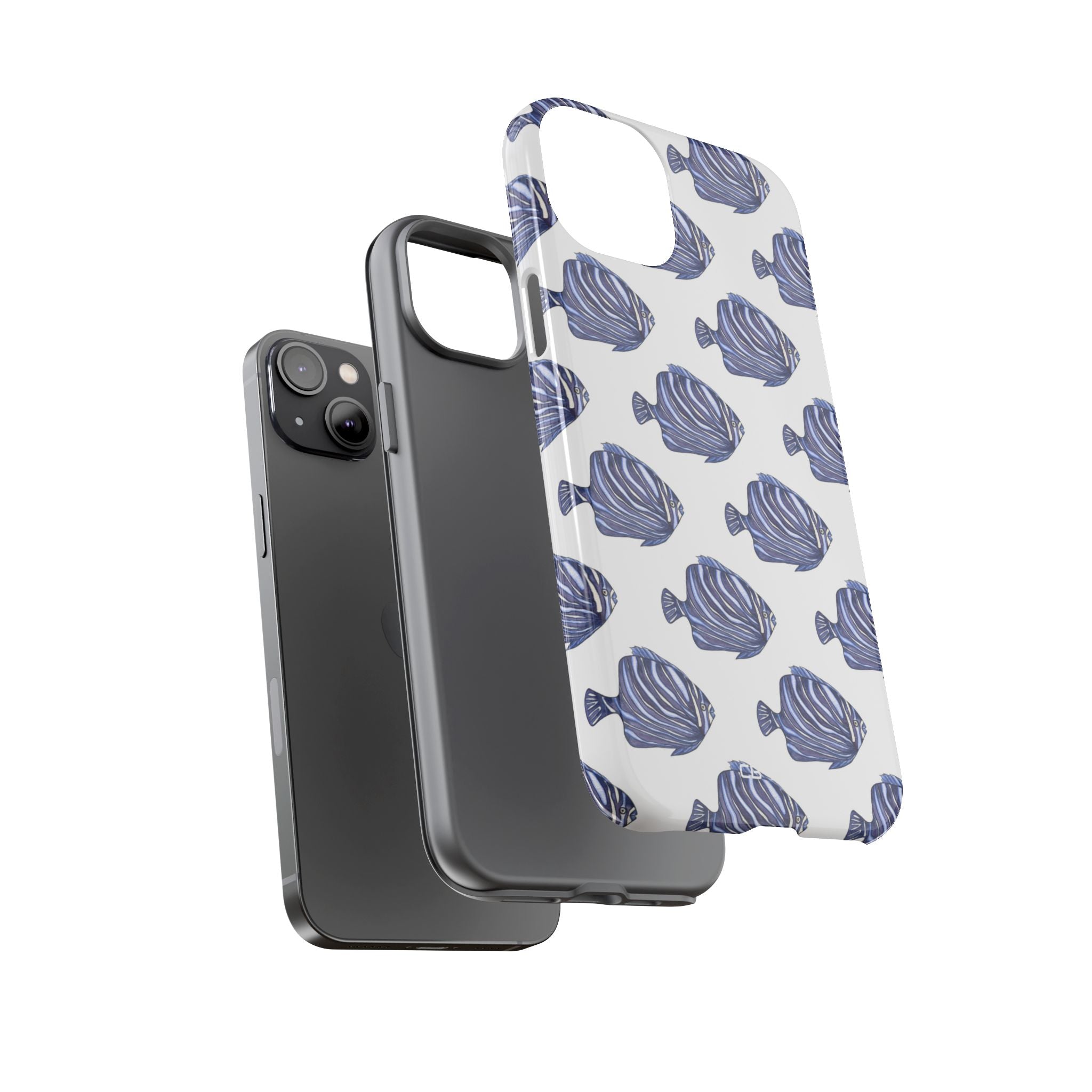 Swimmers Dance Gracefully - iPhone Case