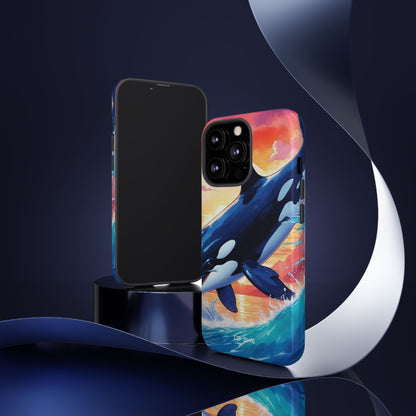 Orca Leaps Joyfully - iPhone Case