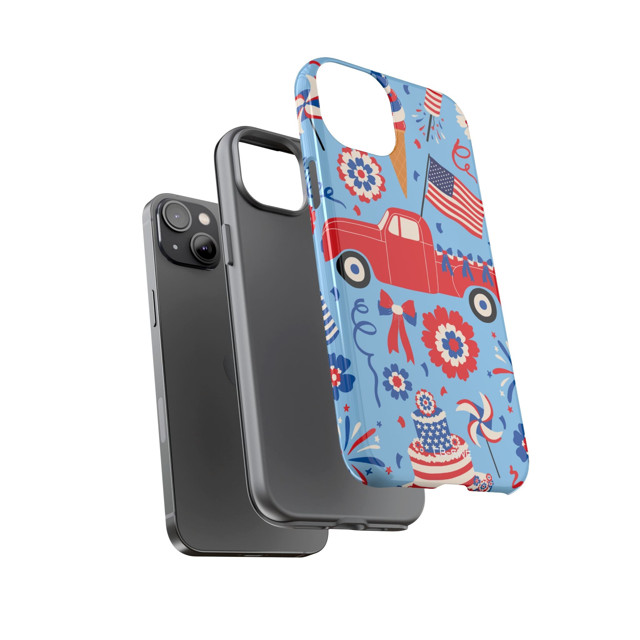 Festive Truck Parade - iPhone Case