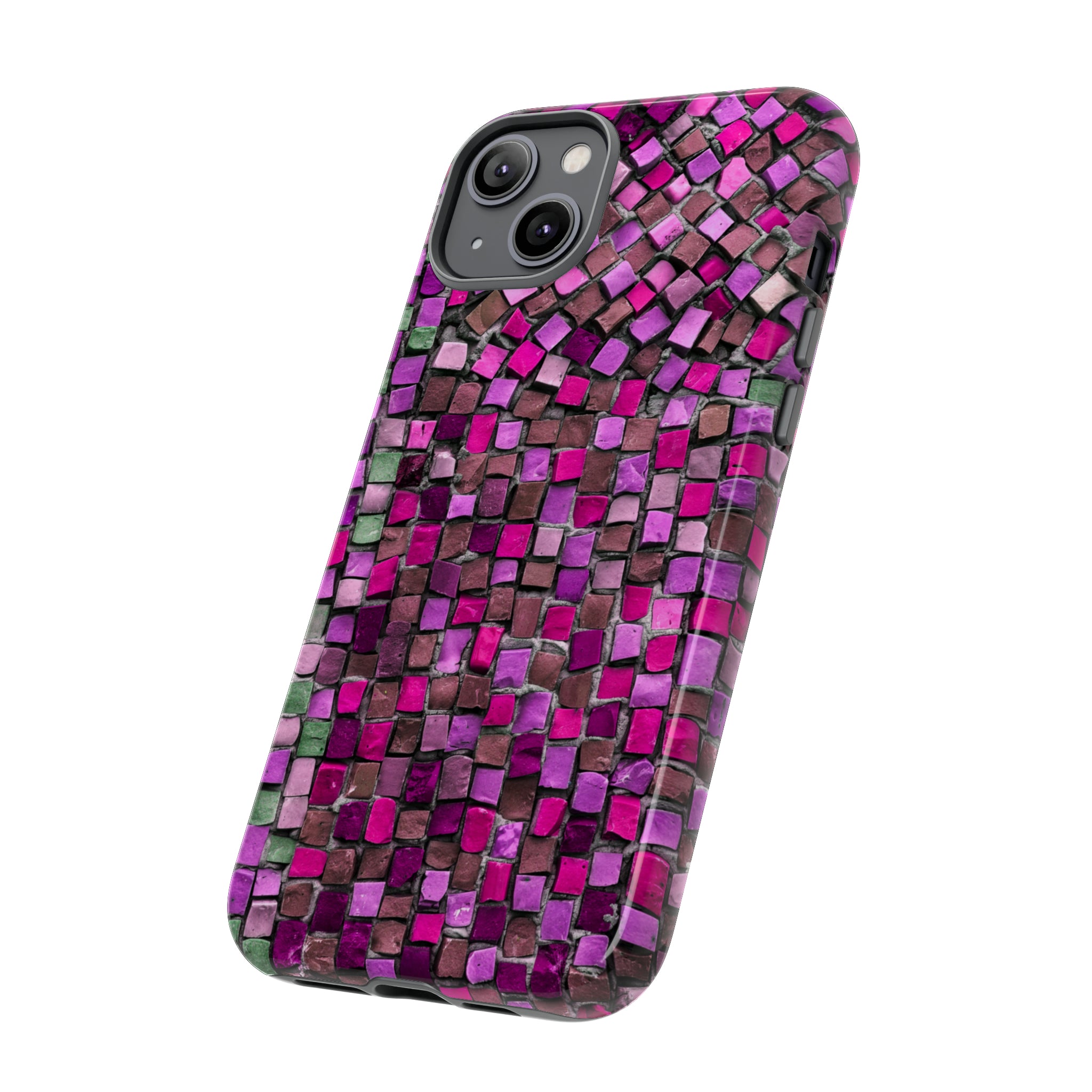 Purple Mosaic - Protective Phone Case