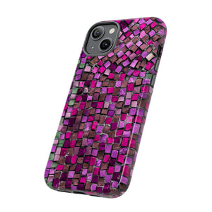 Purple Mosaic - Protective Phone Case